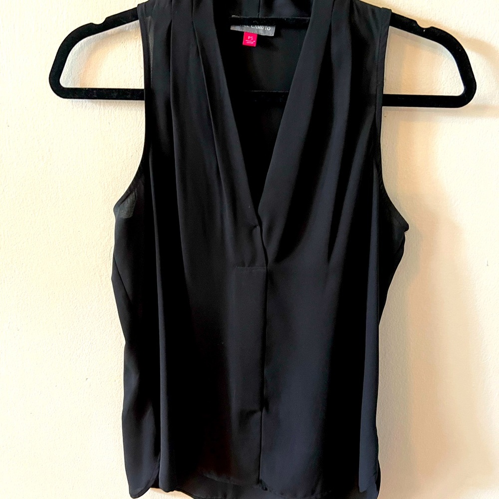 Vince Camuto V Neck Blouse